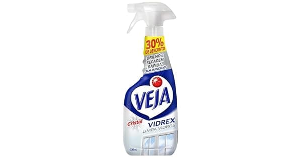 Veja Vidrex Cristal Limpa Vidros Spray 500ml Oferta