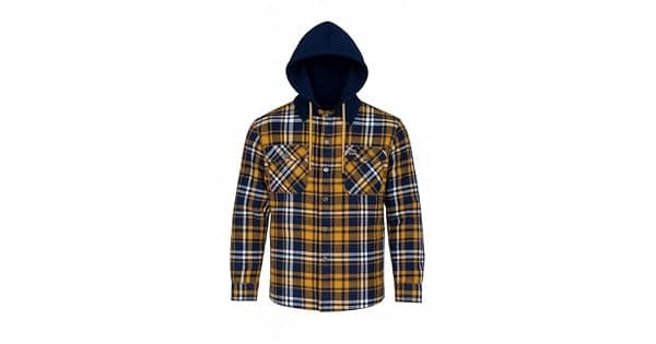 Field Stream Jaqueta masculina padro com capuz multicolorida