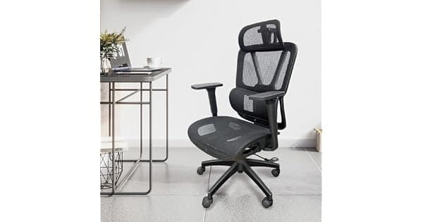 Cadeira de Escritrio Ergonmica Python Fly em Malha Testada conforme NR17 Lombar Integrada Fixa Assento Arejado Braos 3D Suporta at 150kgpreto