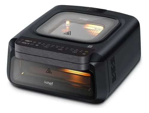 3 Em 1 - Master Kitchen Ichef Airfryer, Forno E Pizza Preta 220v