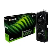 Placa de Vídeo Palit RTX 5060 Ti DUAL NVIDIA GeForce, 8GB GDDR7 128bit, FP4 e DLSS 4, Ray Tracing - NE7506T019P1-GB2062D