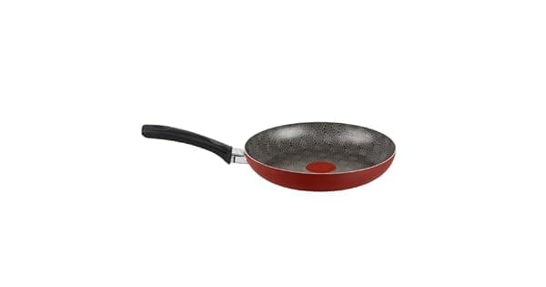 Frigideira Rochedo Facilita Vermelho 24cm com Antiaderente Resist Limpa Fcil e Dura Mais reforado com partculas minerais ThermoSinal e Cabos Reforados