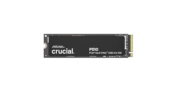 Crucial SSD NVMe P510 1TB Gen5 at 11000 MBs SSD PCIe 50 M2 2280 unidade de estado slido interna compatvel com laptop desktop software Acronis CT1000P510SSD801