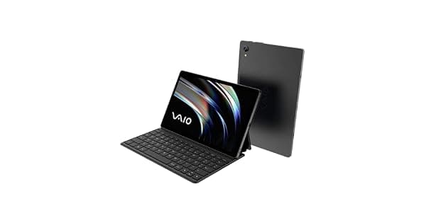 Tablet VAIO TL10 8GB 128GB OctaCore Tela 104 2K 4G WiFi Cmera 8MP Selfie 5MP 7000mAh Android 13 com Teclado de Conexo Inteligente Preto