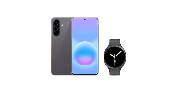 Samsung Combo Galaxy A57 5G 128GB Cinza Galaxy Watch8 BT 40mm Grafite