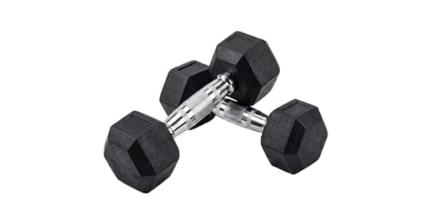 Dumbbell Sextavado 20kg Liveup