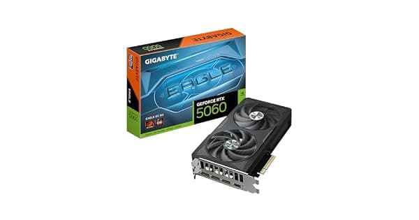 Gigabyte Placa grfica GeForce RTX 5060 Eagle OC 8G 8 GB GDDR7 128 bits PCIE 50 2550 MHz Core Clock 3 x DisplayPort 1 x HDMI GVN5060EAGLE OC8GD