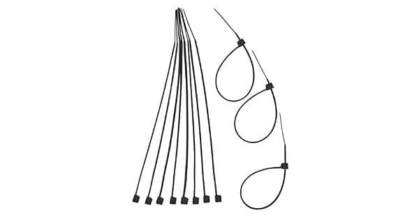 EDA Abraadeira De Nylon 2 5 X 150 Mm Com 100 Peas Preta Eda