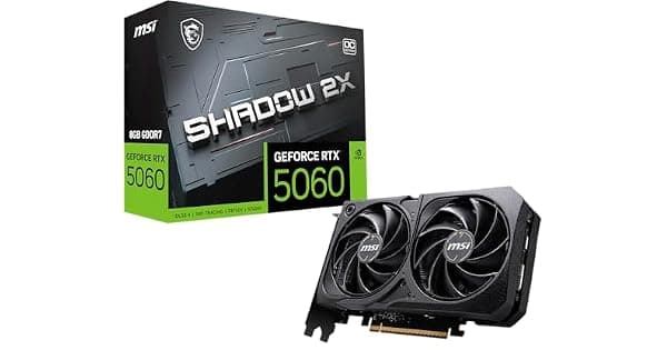 Placa de Video MSI RTX 5060 Shadow 2X OC 8GB GDDR7912V537037