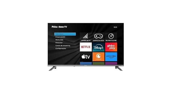 Smart TV 43 Philco Roku TV HDR10 Dolby udio