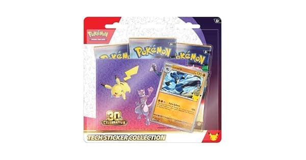 Pokmon TCG 30th Tech Sticker Collection Lucario Ingls